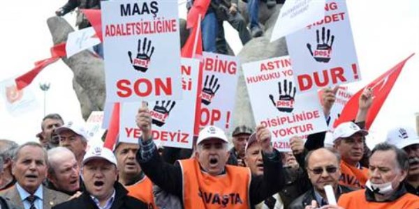 Emekli astsubaylar ölüm orucunda