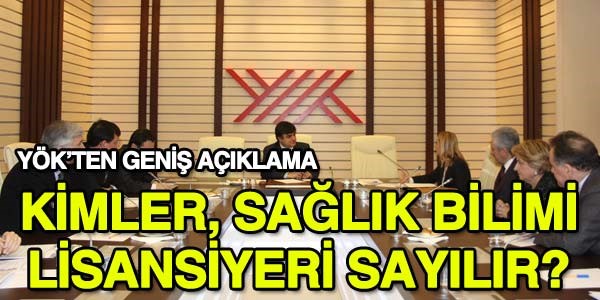 Kimler Salk Bilimleri Lisansiyeri saylr?