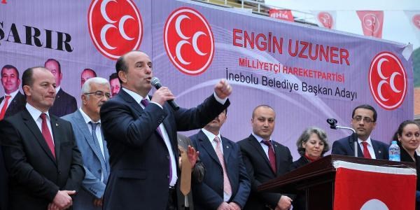 Belediye Başkanı mitingde ağzını bozdu