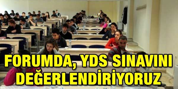 YDS sınavını değerlendiriyoruz