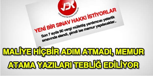 2. hak verilmeyen vergi müfettiş yardımcıları memur yapılıyor