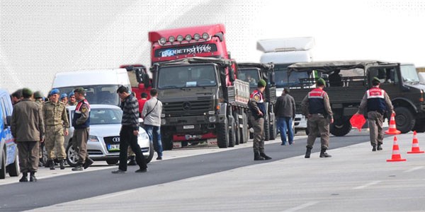 TIR'ların durdurulmasına ilişkin 7 jandarma ifade verdi