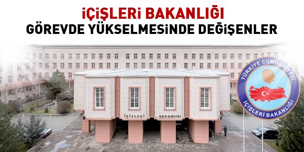 İçişlerinde, şube müdürü olma şartında değişiklik