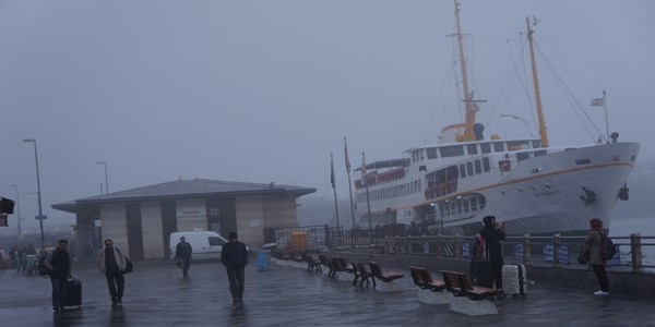 stanbul'da vapur seferleri iptal