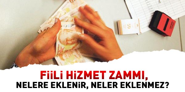 Fiili hizmet zammı, derece kademeye eklenir mi?