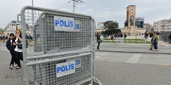 Taksim'de 1 Mays treni dzenlendi