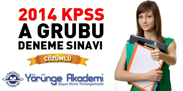 2014 KPSS A deneme snavnn zml cevaplar