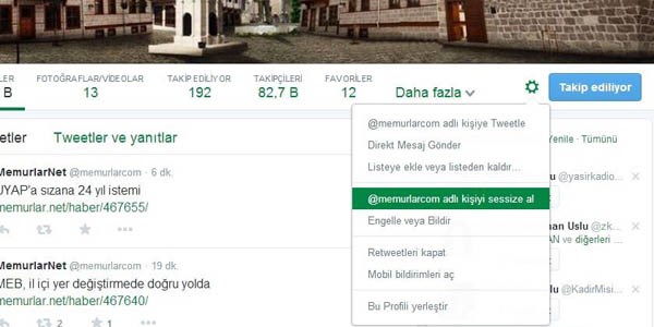 Twitter'da 'susturma' dnemi balad