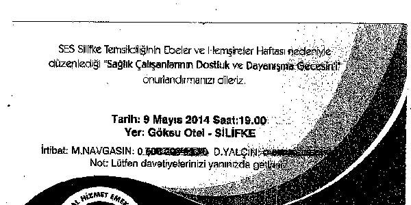 SES'in hemşireler eğlencesi 9 Mayıs'taymış