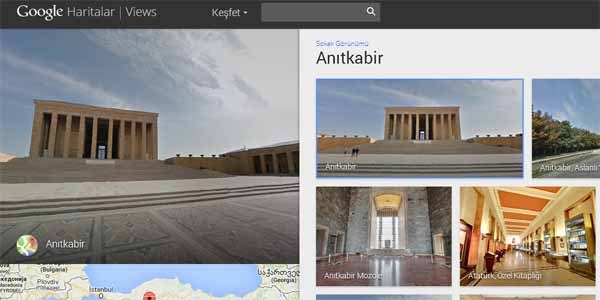 Google'dan Anıtkabir gezisi