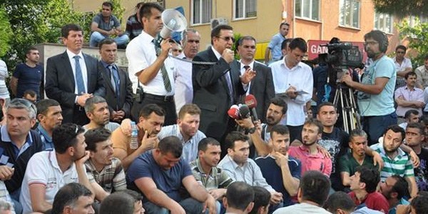 Kaymakam söz verdi işçiler dağıldı