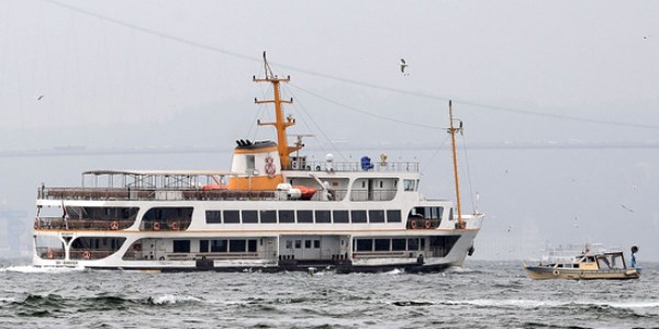 İstanbul'da vapur seferleri iptal
