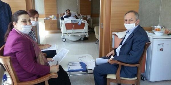 Faruk Çelik'in hastaneden ilk görüntüsü