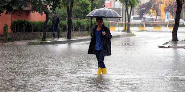 6 il için sel ve dolu uyarısı