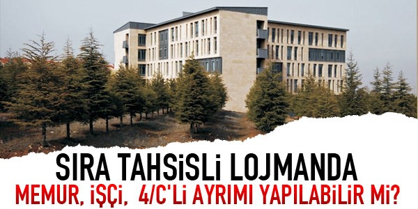 MEB: Sıra tahsisli lojmanda memur, işçi ayrımı yapılamaz