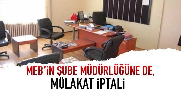MEB'in görevde yükselmesine de Y.D.