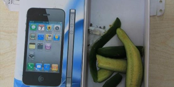 Telefon sipariş etti 'salatalık' geldi!