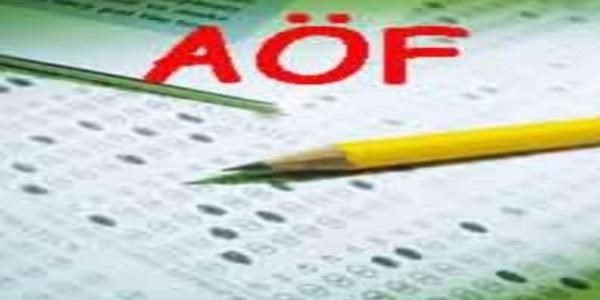 AÖF tek ders sınavı 20 Temmuz'da