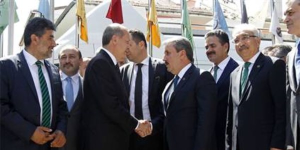 Erdoğan'dan BBP ve DSP'ye ziyaret