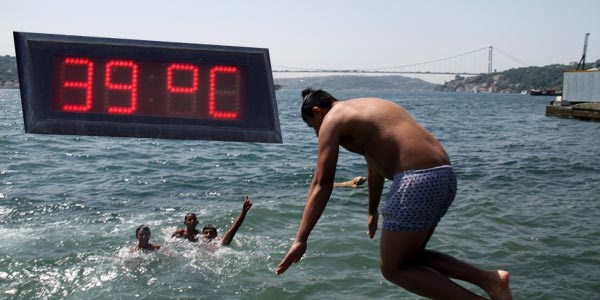 İstanbul 39 dereceyi gördü