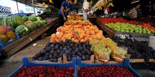Meyve ve sebze fiyatlar artt