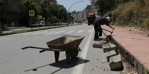 Arazisinden geçen yola domates, biber ekecek!