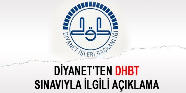 Diyanet'ten DHBT sınavıyla ilgili açıklama