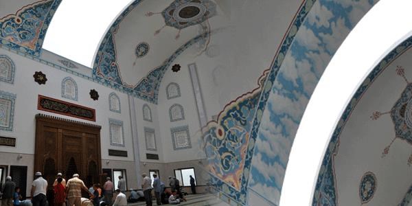 Bursa'da kubbesi açılan cami