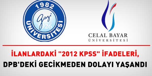 Geçersiz puanla alım, DPB'deki gecikmeden kaynaklanıyor