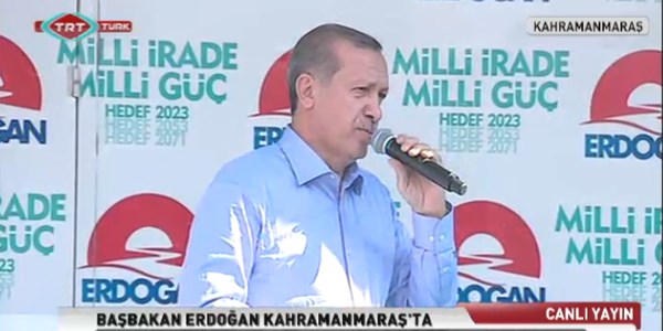 Erdoan: Bir de ark Ekmel kt