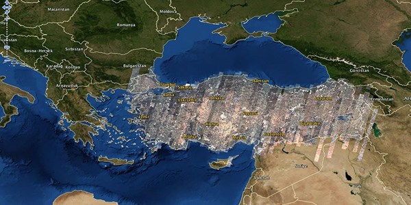 RASAT'ın haritaları internette