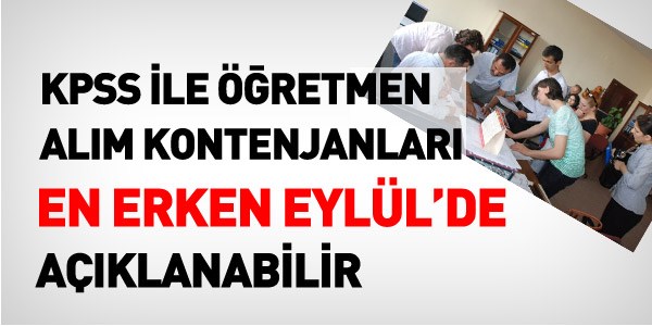 Öğretmen atama kontenjanları ne zaman açıklanır?