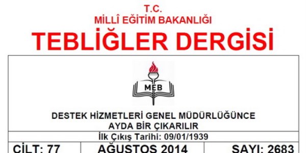 Austos ay Tebliler Dergisi