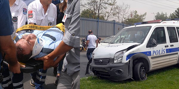 Polis otosu kaza yapt: 2'si polis 3 yaral