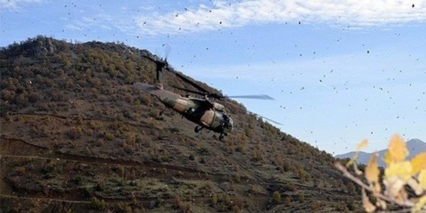 Sava helikopterli dev operasyon