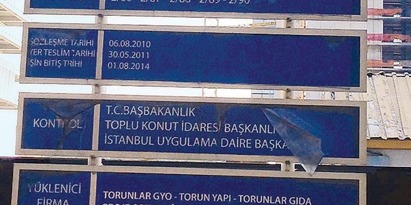 İnşaatın denetim yetkisi TOKİ'deymiş!