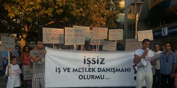 Atanmayan İMD'ler eylem yaptı