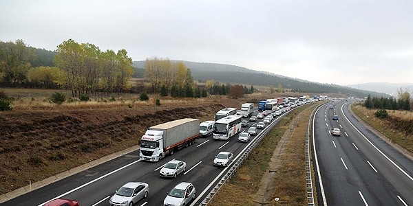 Dilovası-Gebze otoyolu 15 saat trafiğe kapatılacak