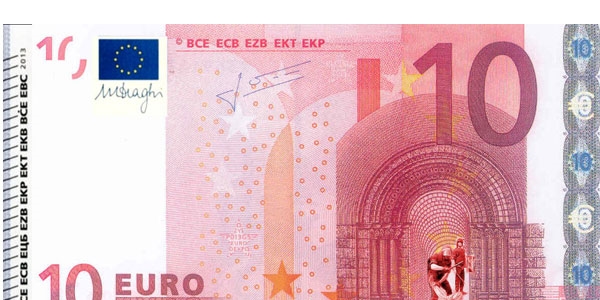 Yeni 10 Euro banknot tedavüle giriyor