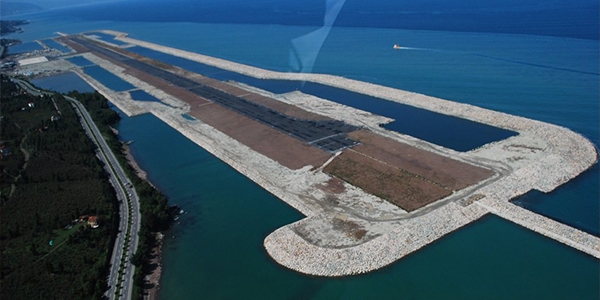 Ordu-Giresun Havaliman havadan grntlendi