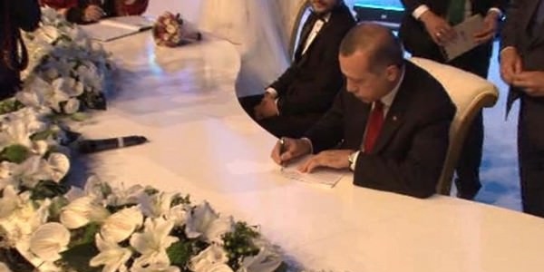 Erdoğan, Görmez'in kızının düğününe katıldı
