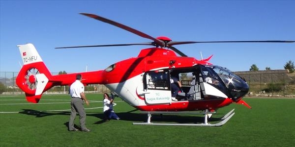Ambulans helikopterlerin gece uçuşları başlıyor