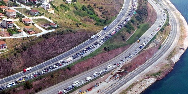 D-100 karayolunda bu kavşak 1 hafta kapalı!