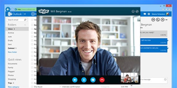 Skype tarayıcıya geliyor