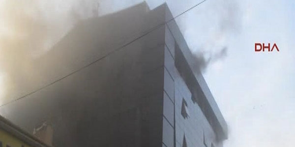 Halk Sağlığı Müdürlüğü'nde yangın...