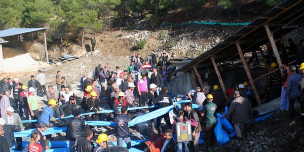 Ermenek'te 8 madenciye hala ulaşılamadı