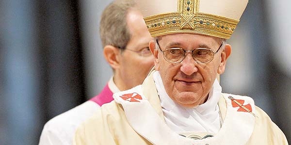 Cumhurbakanl Saray'nn ilk yabanc konuu Papa