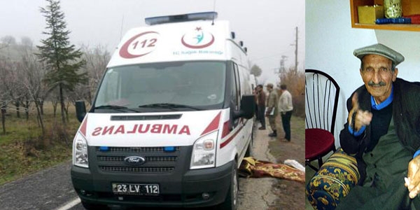 Eşi için çağırdığı ambulansın altında can verdi