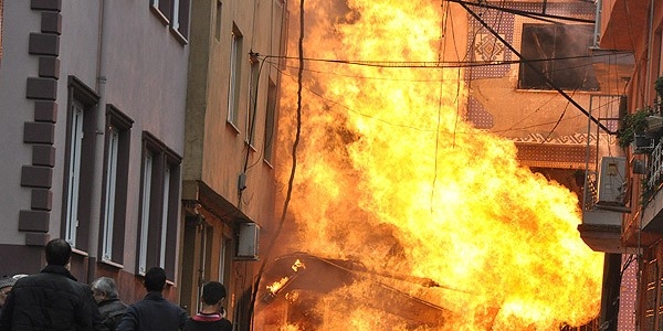 Bursa'da doalgaz kazas