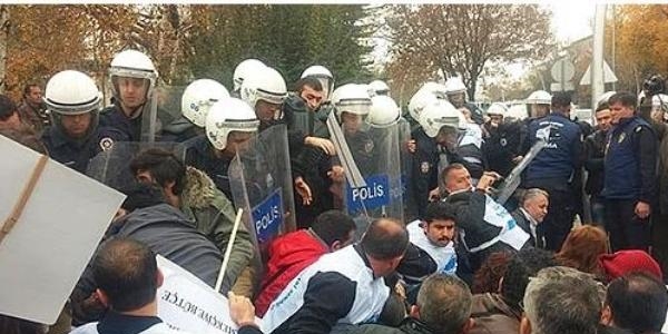 TBMM önünde bütçe protestosu